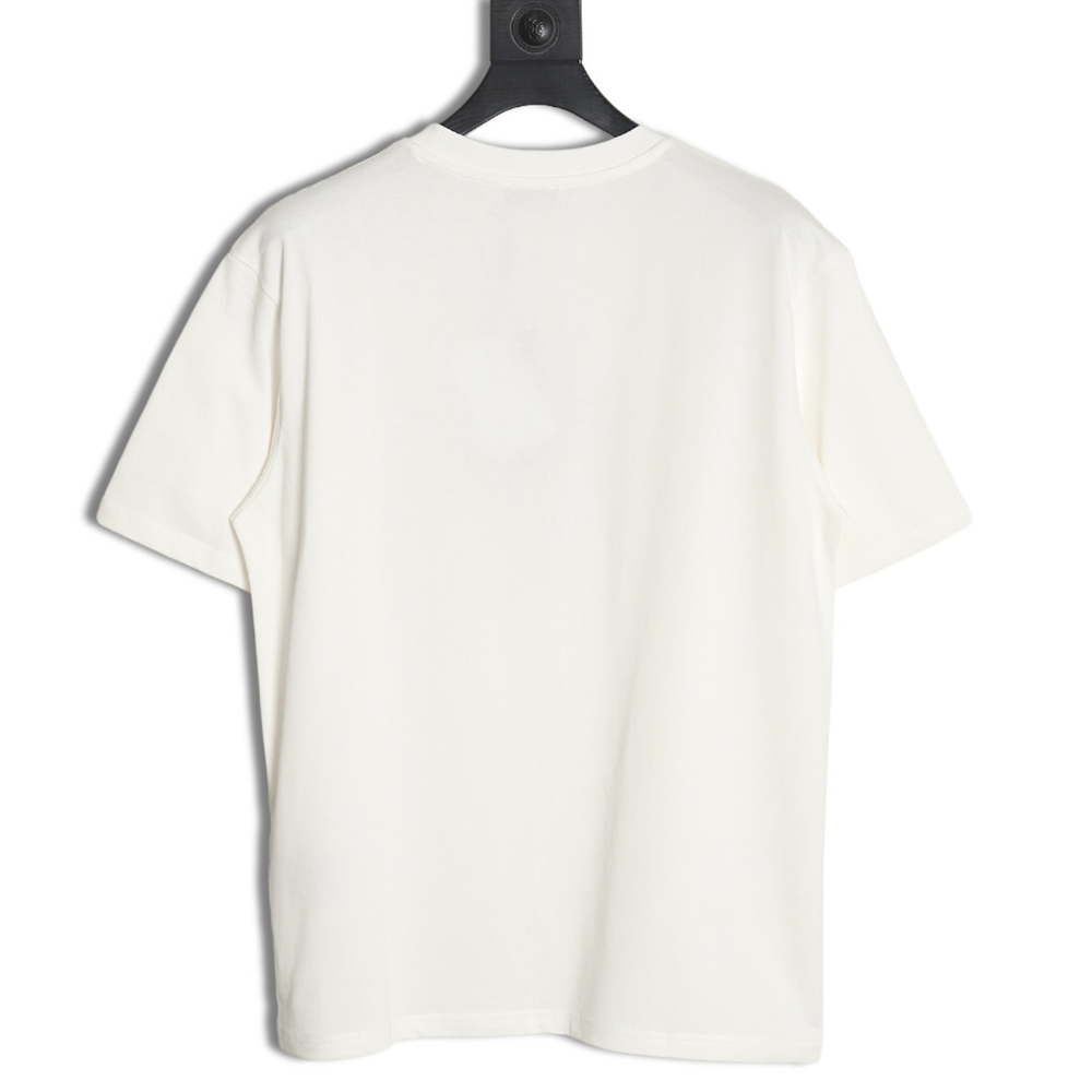 Dior patch embroidered lettering short sleeves