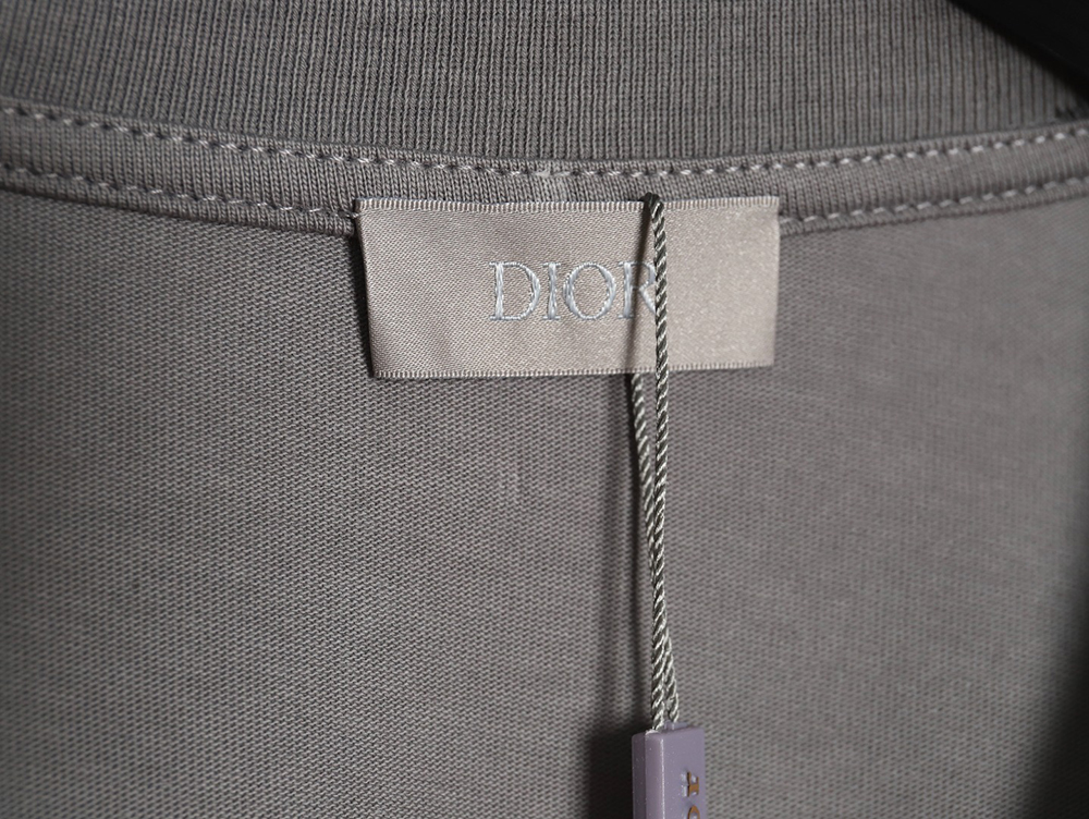 Dior patch embroidered lettering short sleeves TSK1