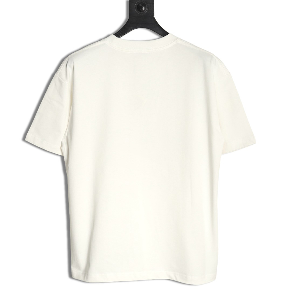 Loewe chest colorful logo embroidery logo short sleeve T-shirt