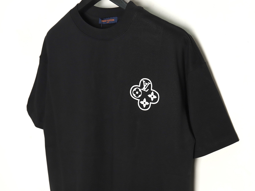 Louis Vuitton Back Chain Circle Print Short Sleeve T-Shirt