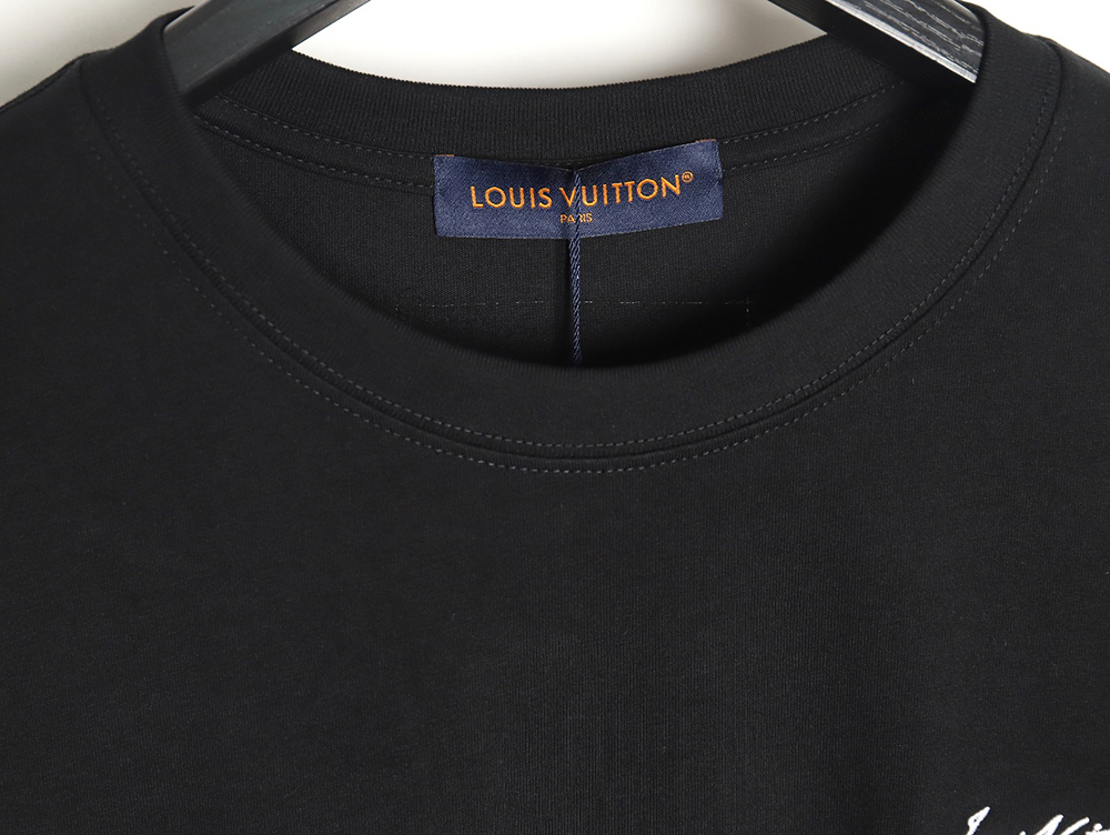 Louis Vuitton heavy letter embroidered short sleeve TSK1