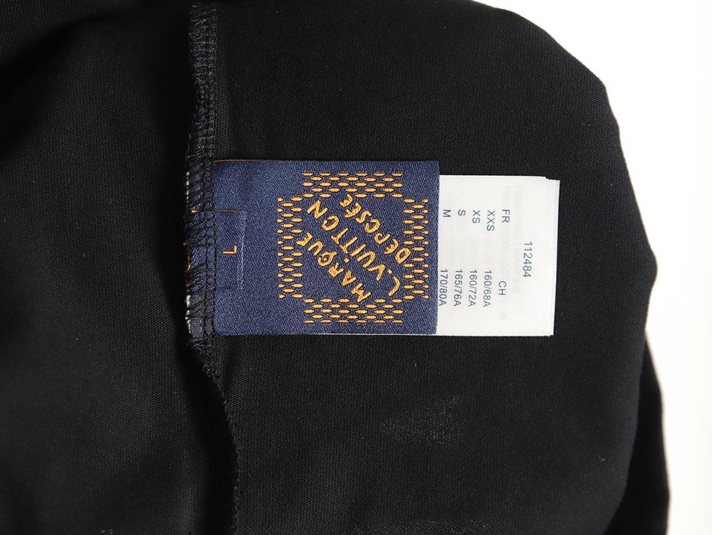 Louis Vuitton heavy letter embroidered short sleeve TSK1