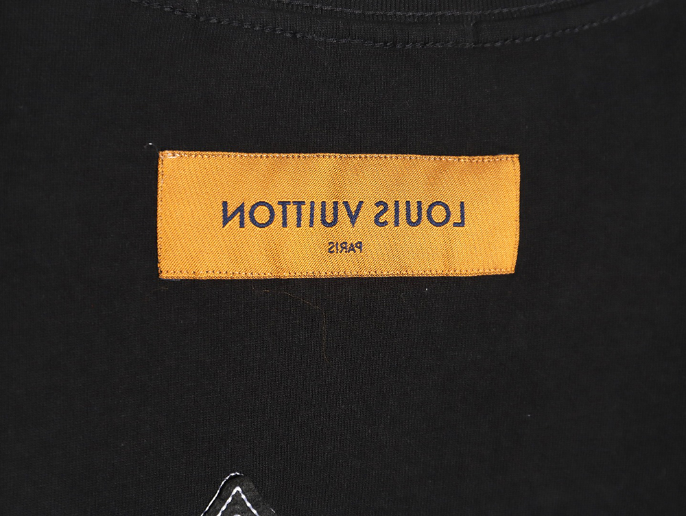 Louis Vuitton heavy letter embroidered short sleeve TSK1