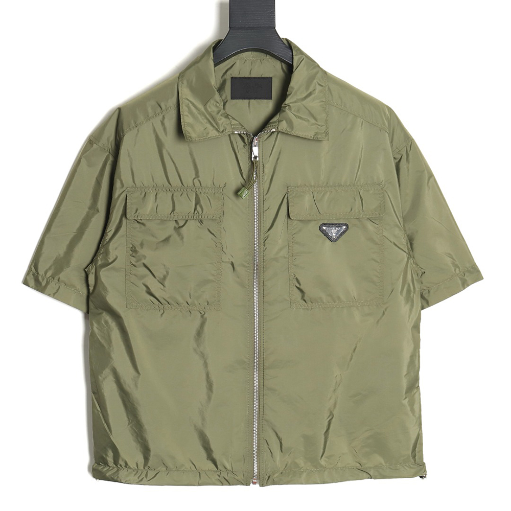 Prada Minimalist Double Pocket Short Sleeve Shirt