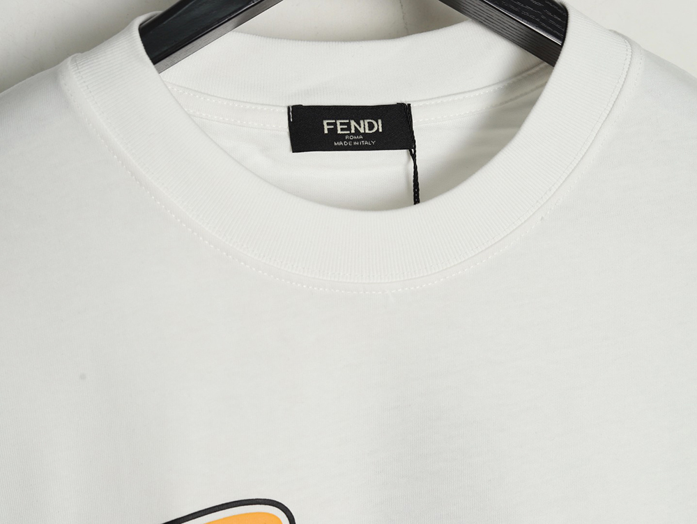 Fendi Overlapping Letters Small Eyes Short Sleeve T-shirt