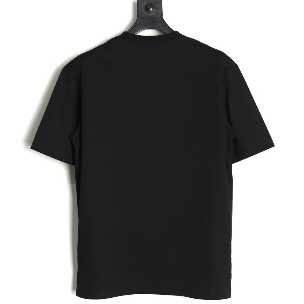 Gucci shoulder contrast logo tassel embroidered short sleeve T-shirt TSK1