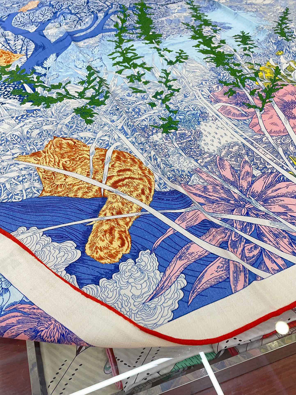 Hermes Retour a la Nature shawl 140*140cm