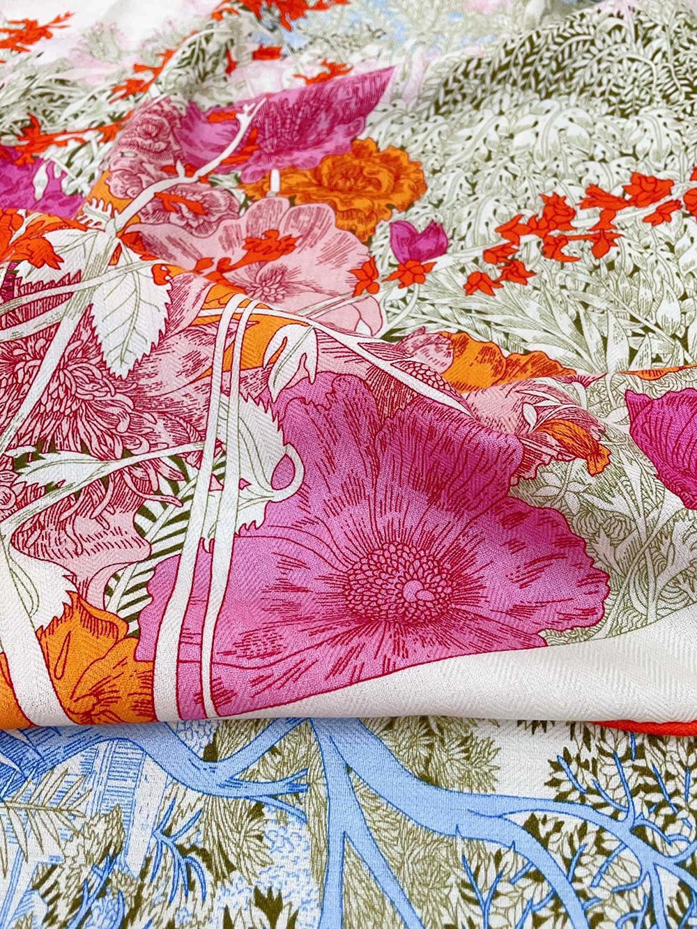 Hermes Retour a la Nature shawl 140*140cm