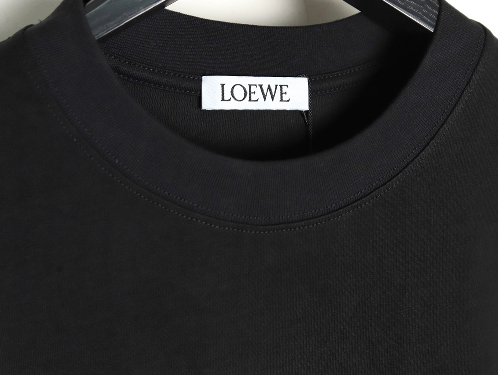Loewe Colorful Tassel Embroidered Short Sleeve T-shirt TSK1