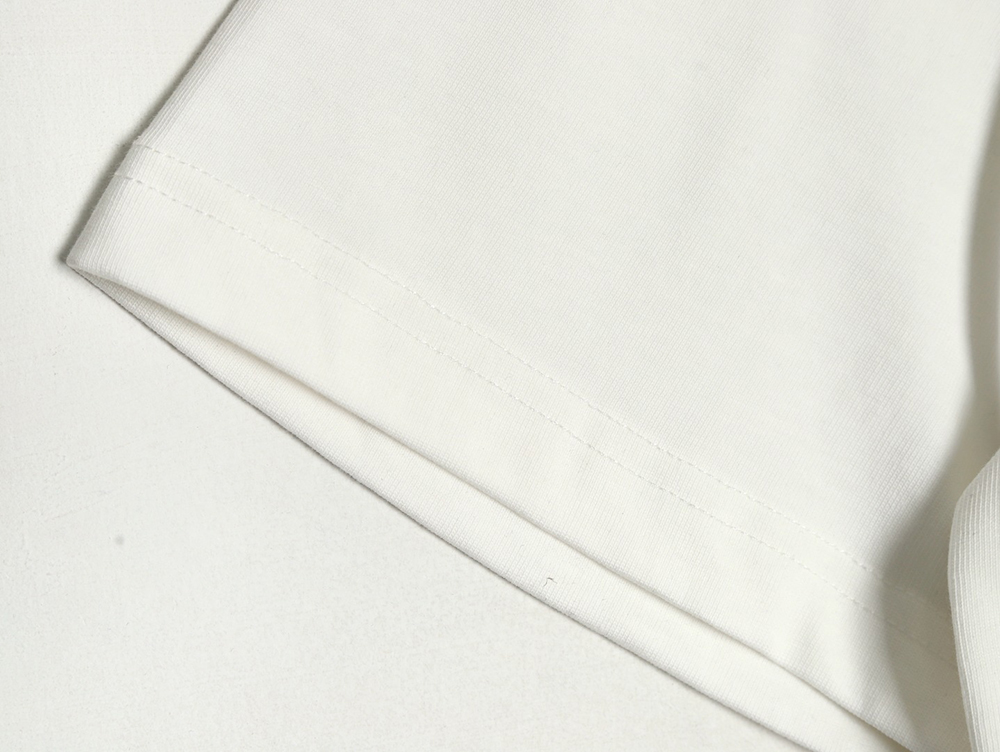 Louis Vuitton tricolor beaded embroidered short-sleeved T-shirt