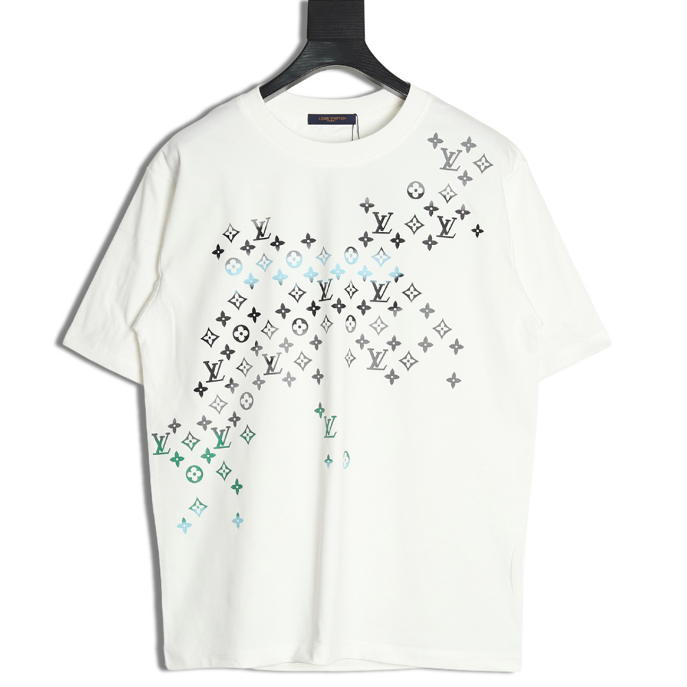 Louis Vuitton Gradient Digital Print Short Sleeve T-shirt