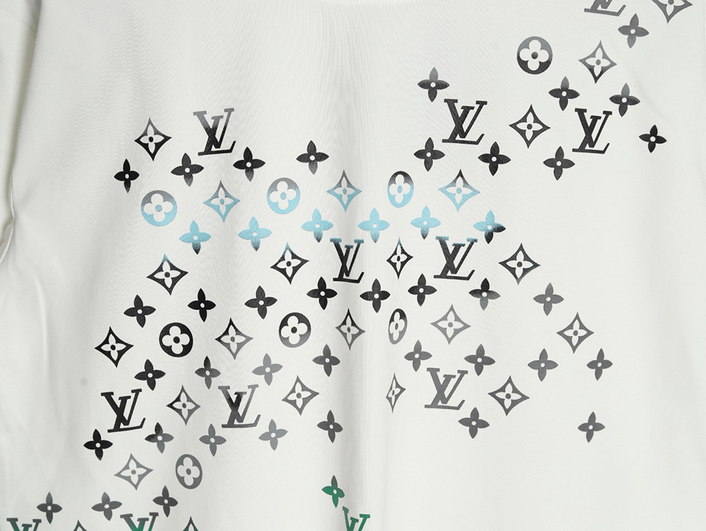 Louis Vuitton Gradient Digital Print Short Sleeve T-shirt