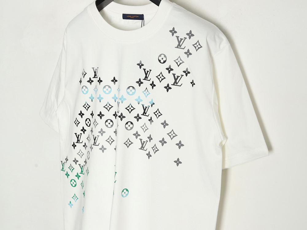 Louis Vuitton Gradient Digital Print Short Sleeve T-shirt