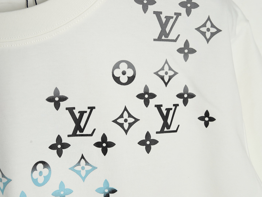 Louis Vuitton Gradient Digital Print Short Sleeve T-shirt
