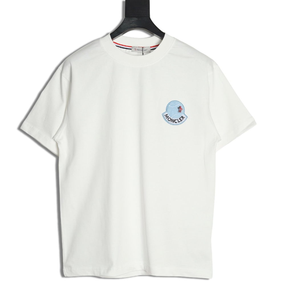 Moncler Towel Embroidered Signature Logo Short Sleeve T-shirt