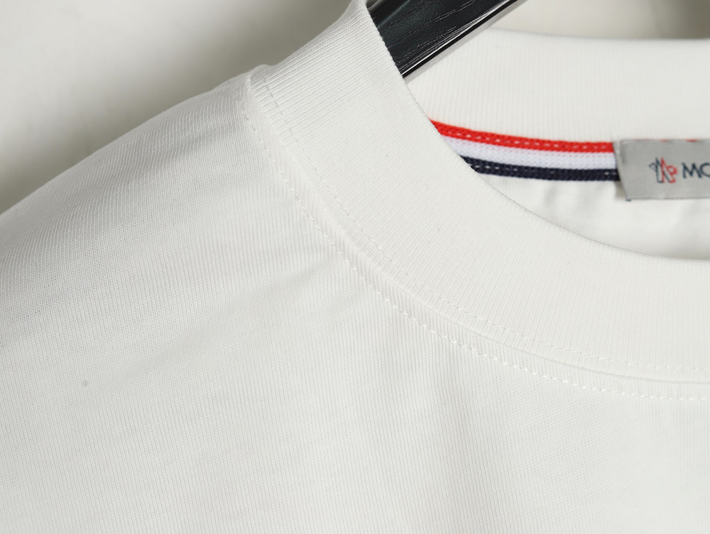 Moncler Towel Embroidered Signature Logo Short Sleeve T-shirt