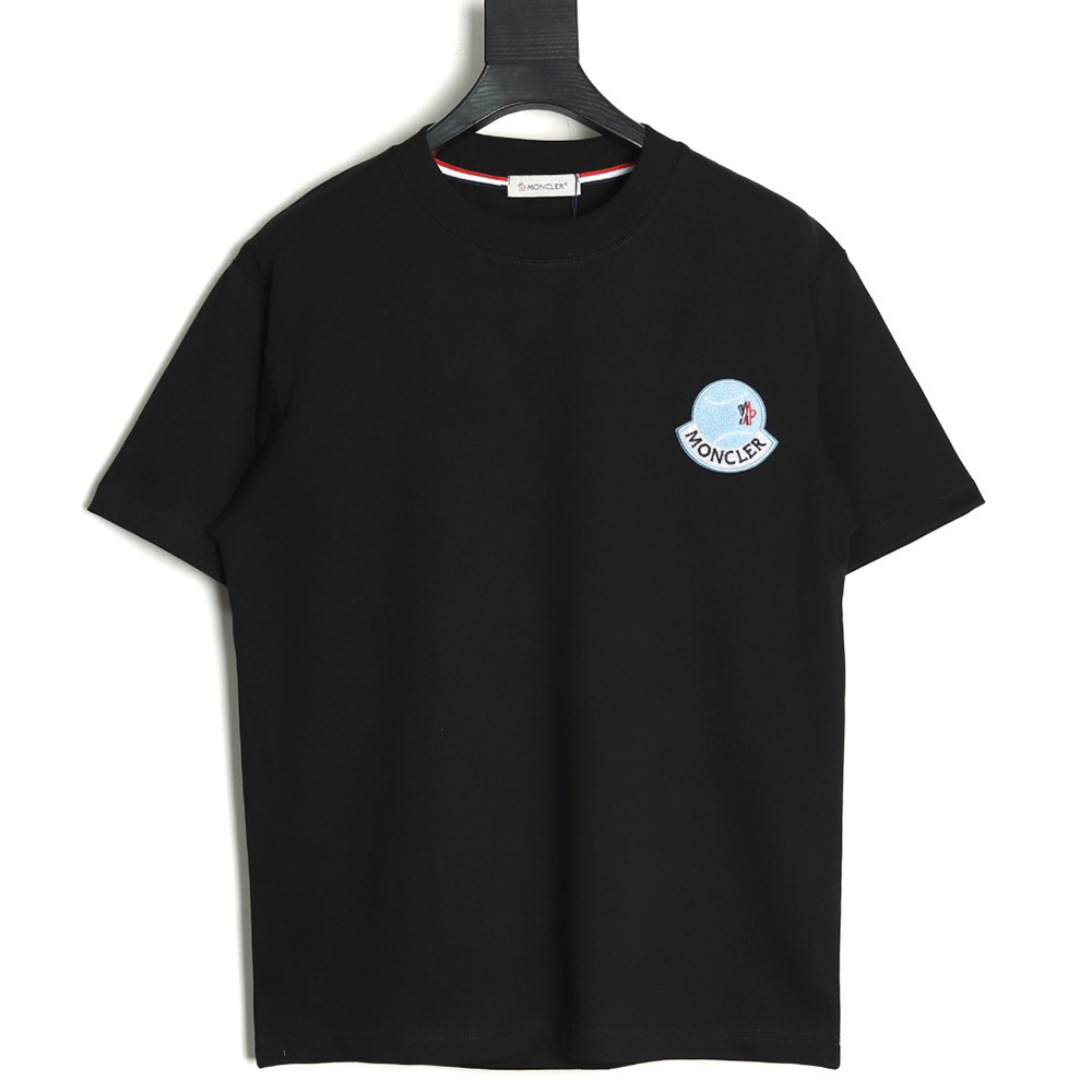 Moncler Towel Embroidered Signature Logo Short Sleeve T-shirt TSK1