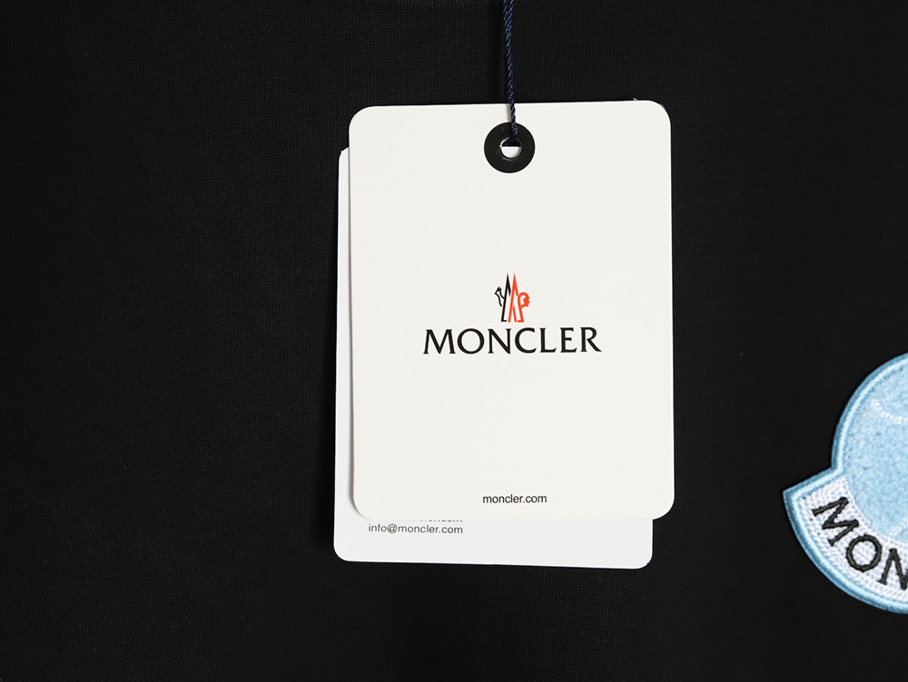 Moncler Towel Embroidered Signature Logo Short Sleeve T-shirt TSK1