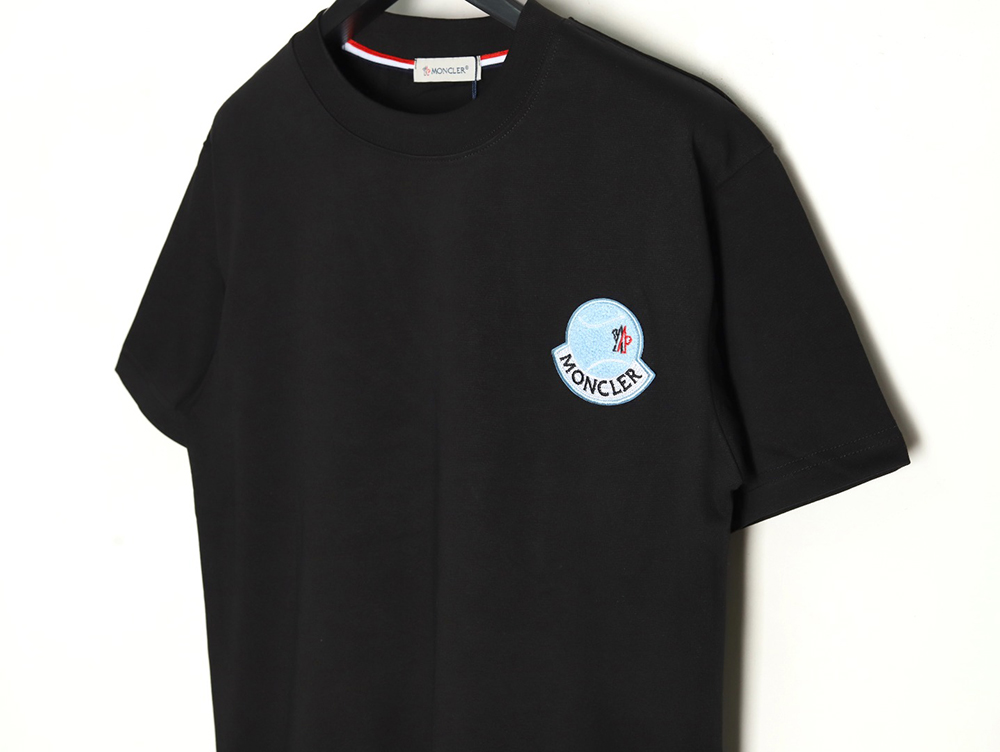 Moncler Towel Embroidered Signature Logo Short Sleeve T-shirt TSK1