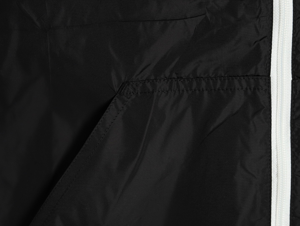 Prada White Zipper Camping Hooded Jacket