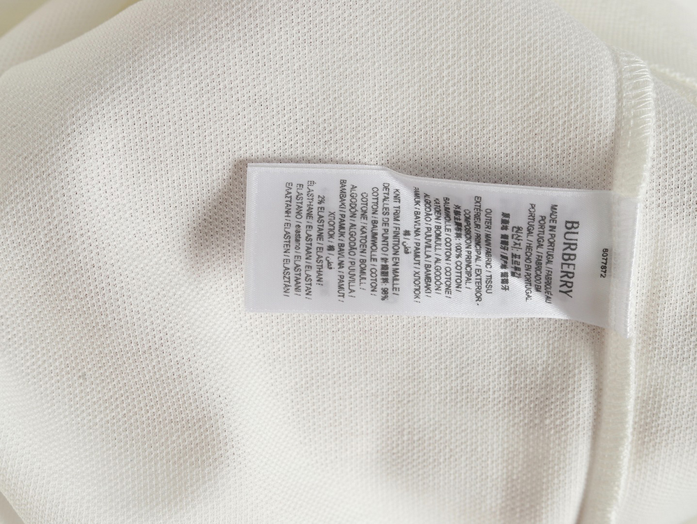 Burberry Warhorse Embroidery Check Shoulder Short Sleeve Polo Shirt