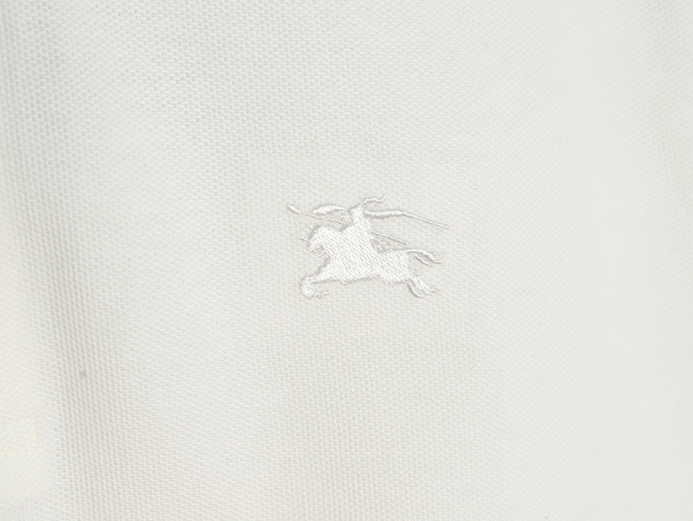 Burberry Warhorse Embroidery Check Shoulder Short Sleeve Polo Shirt