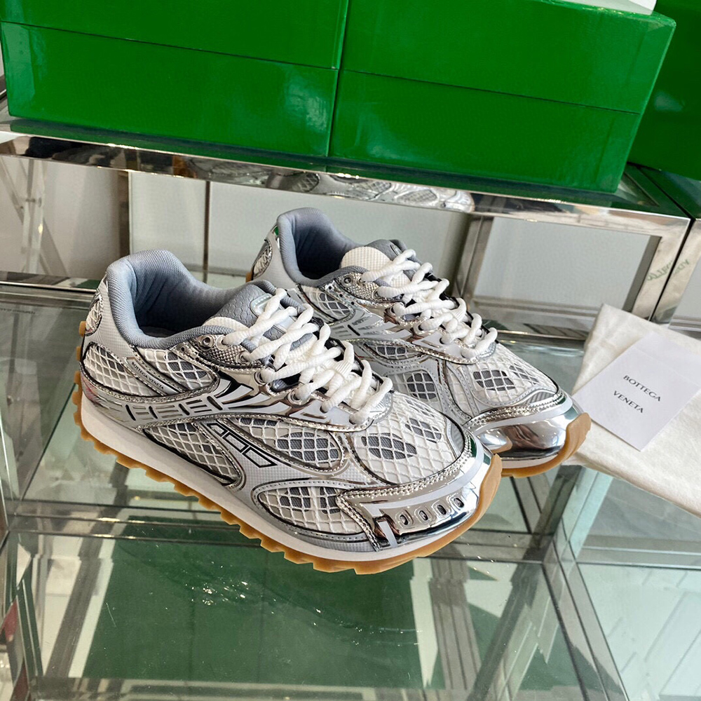 Bottega Veneta Orbit Runner Sneaker  'silver'