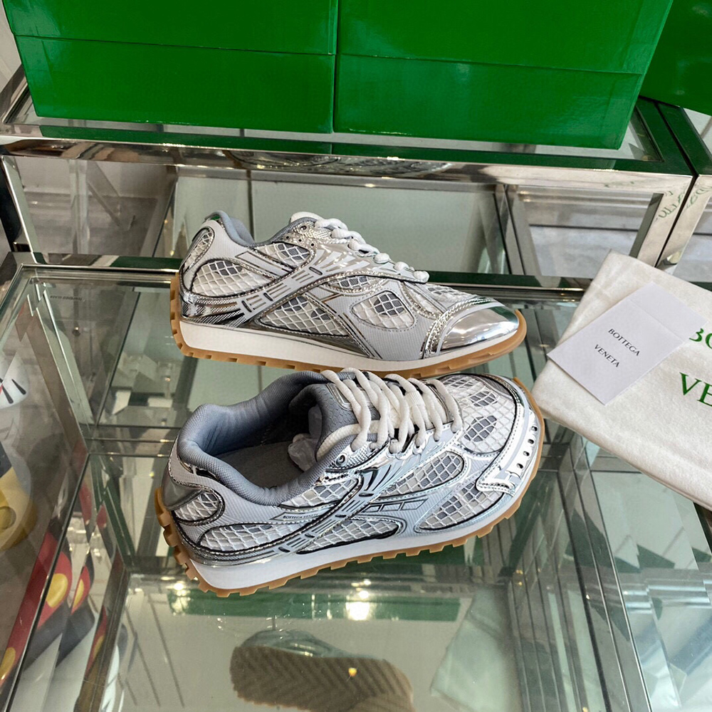 Bottega Veneta Orbit Runner Sneaker  'silver'