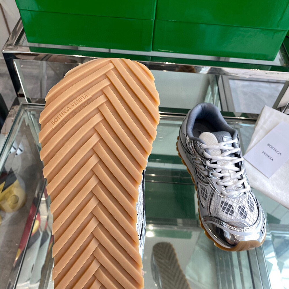 Bottega Veneta Orbit Runner Sneaker  'silver'