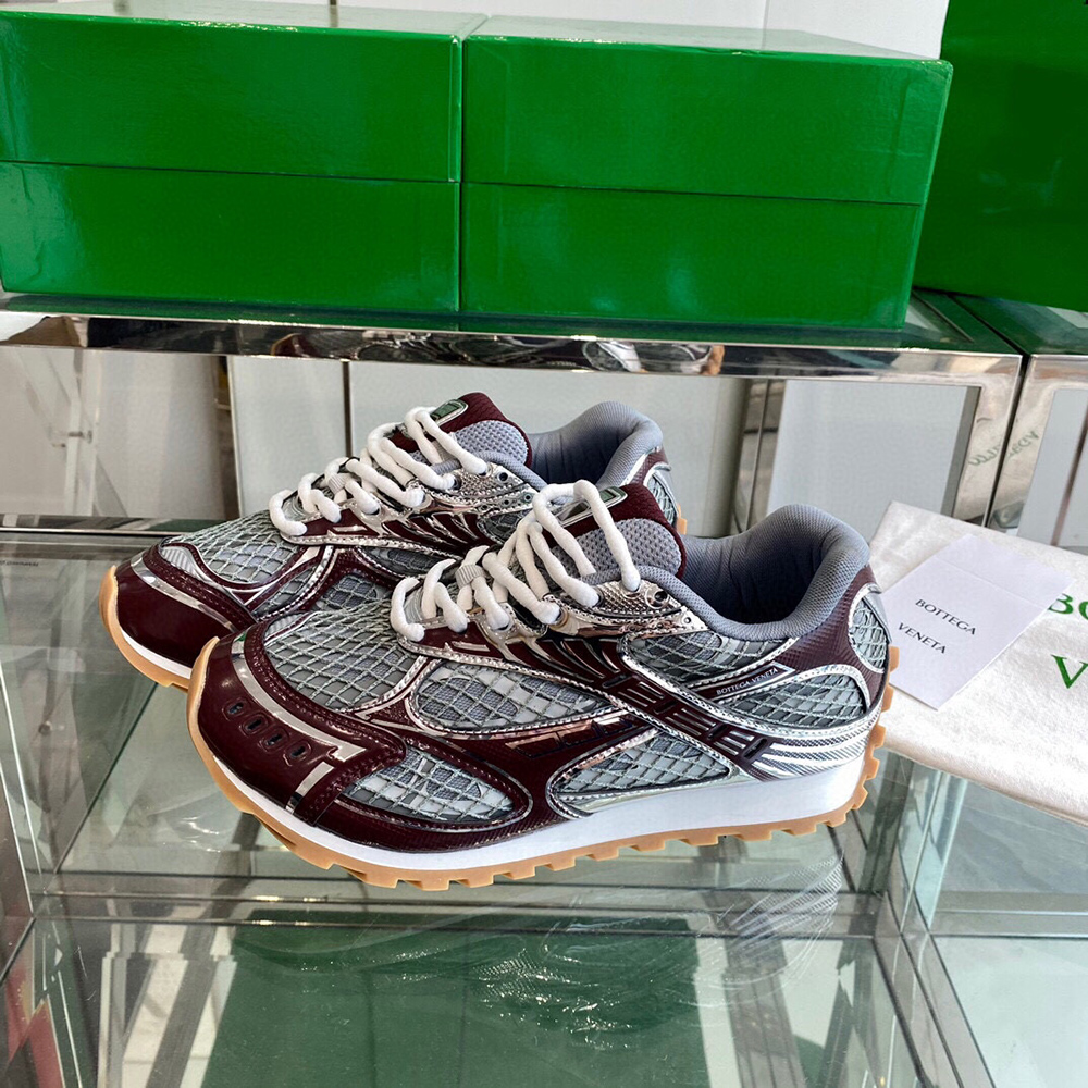Bottega Veneta Orbit Runner Sneaker 'Grey-red'