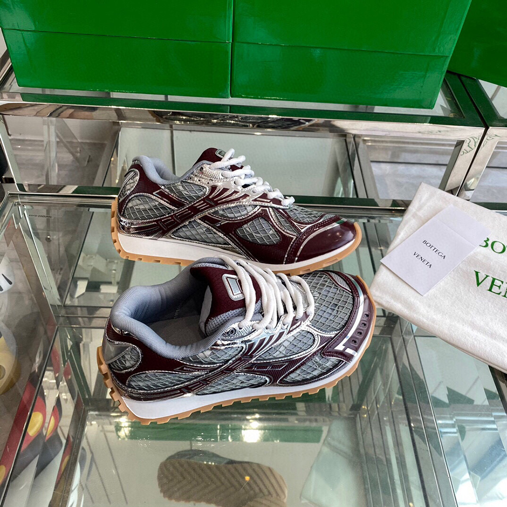 Bottega Veneta Orbit Runner Sneaker 'Grey-red'