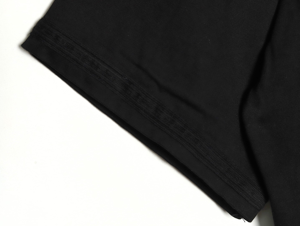 Dior & Stone Island Embroidered Letter Compass Short Sleeve T-Shirt TSK1