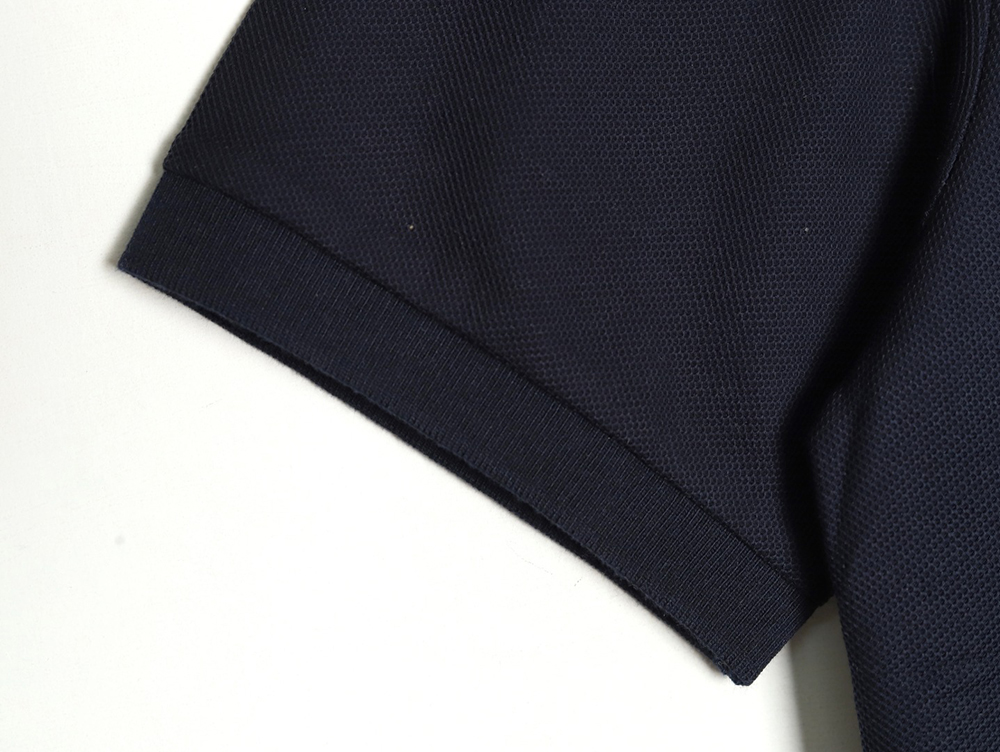 Gucci contrasting collar lettering laser embroidery short sleeve polo shirt TSK1