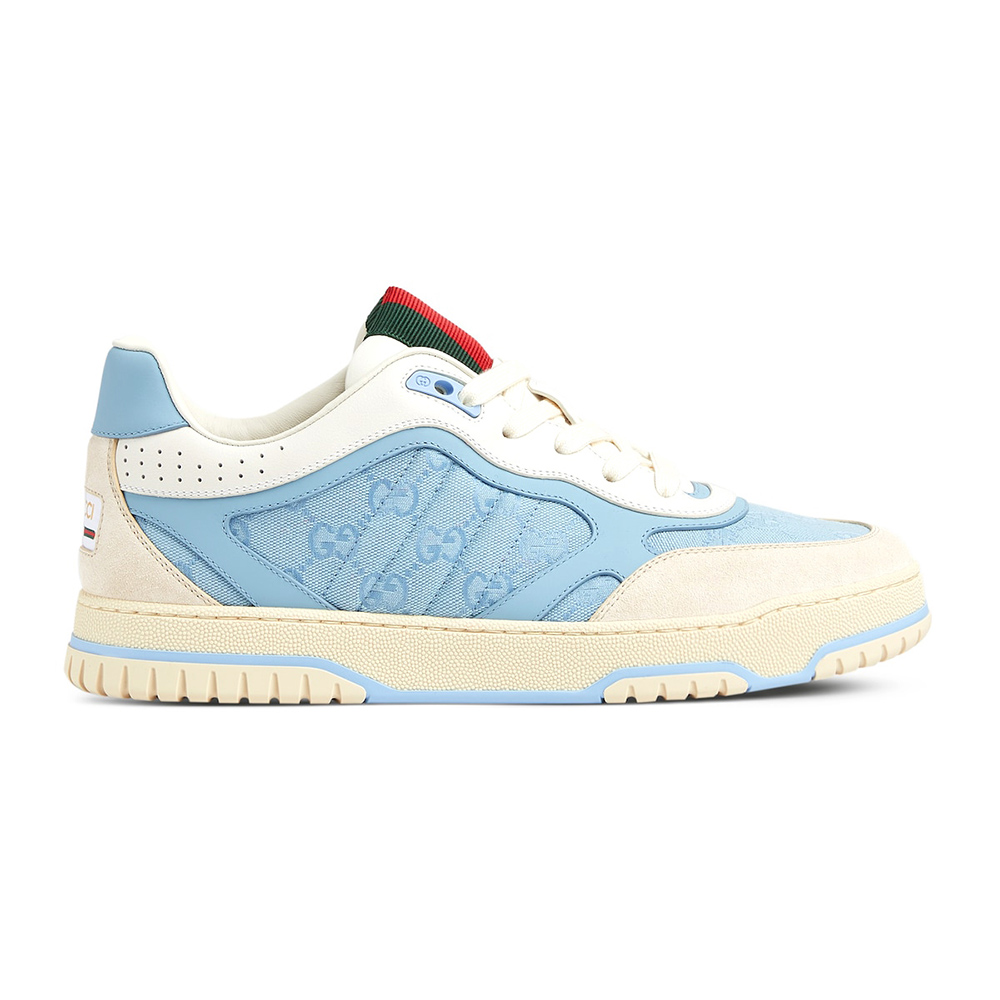Gucci Re-Web Sneaker 'GG Canvas - Light Blue Ivory'