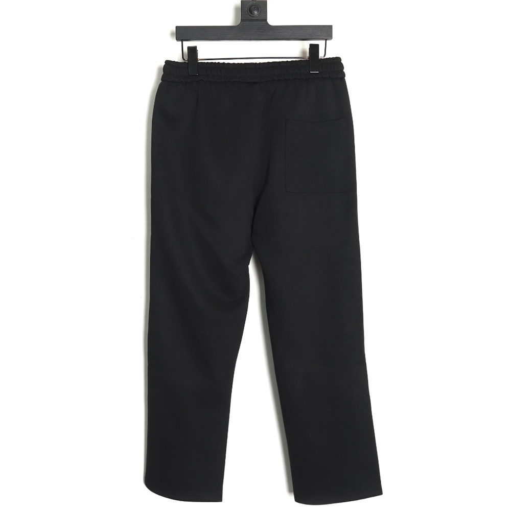 Moncler embroidered logo webbing trousers