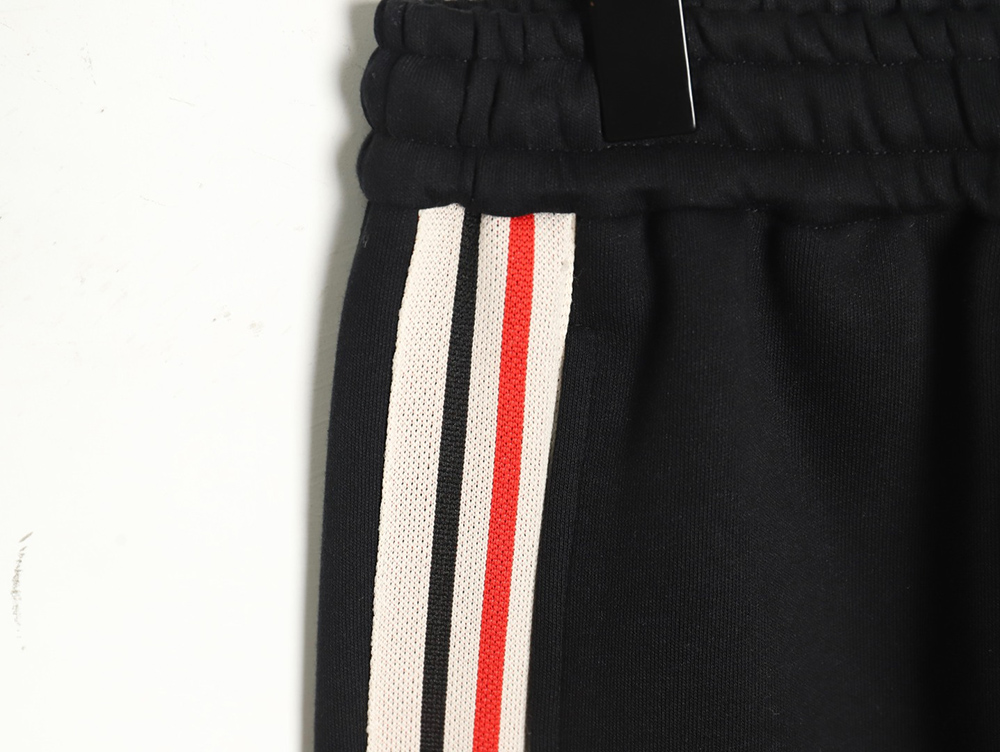 Moncler embroidered logo webbing trousers