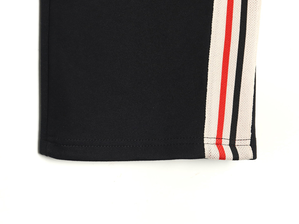Moncler embroidered logo webbing trousers