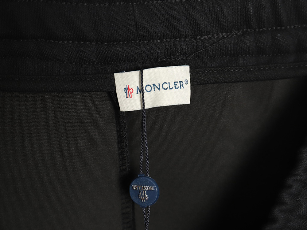 Moncler embroidered logo webbing trousers