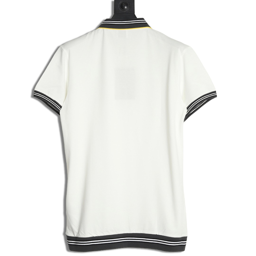 Burberry Striped Threaded Polo Short Sleeve