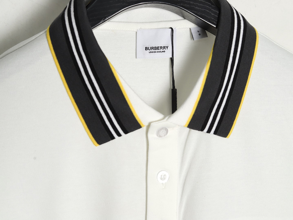 Burberry Striped Threaded Polo Short Sleeve