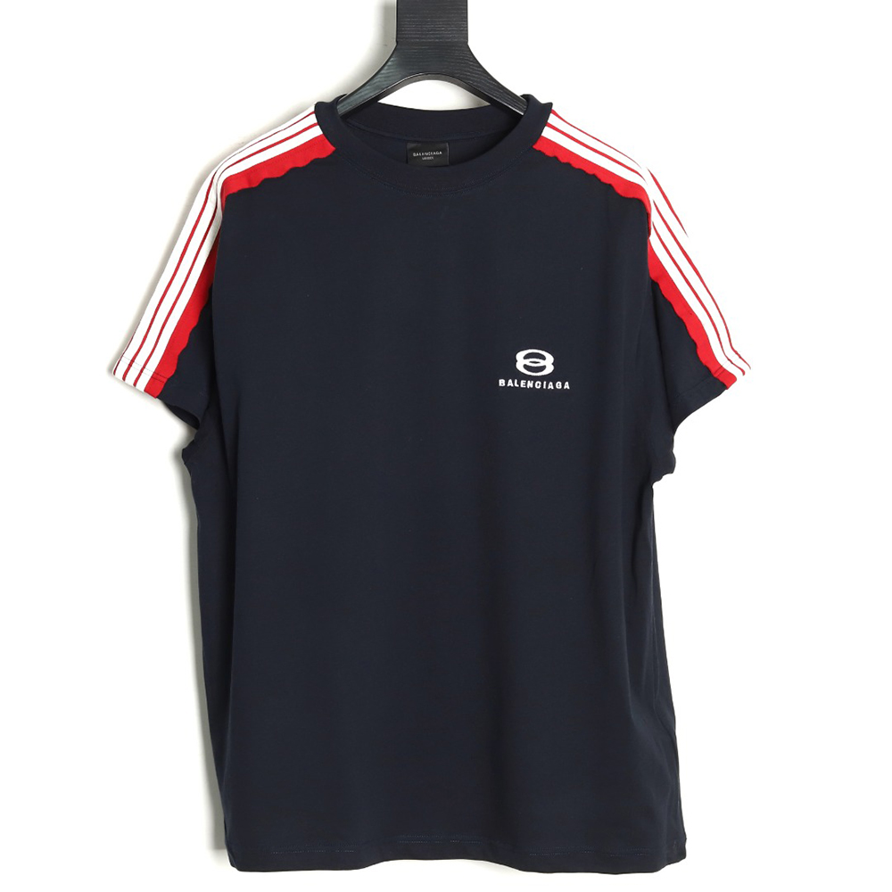 Balenciaga Web embroidered short-sleeved T-shirt
