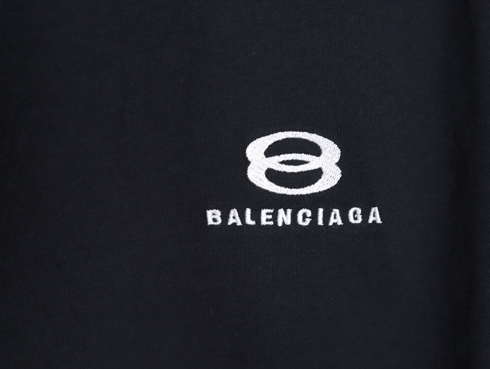 Balenciaga Web embroidered short-sleeved T-shirt