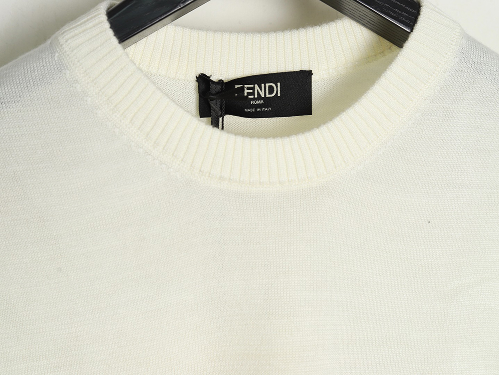 Fendi Hardware Double F Logo Short Sleeve T-Shirt