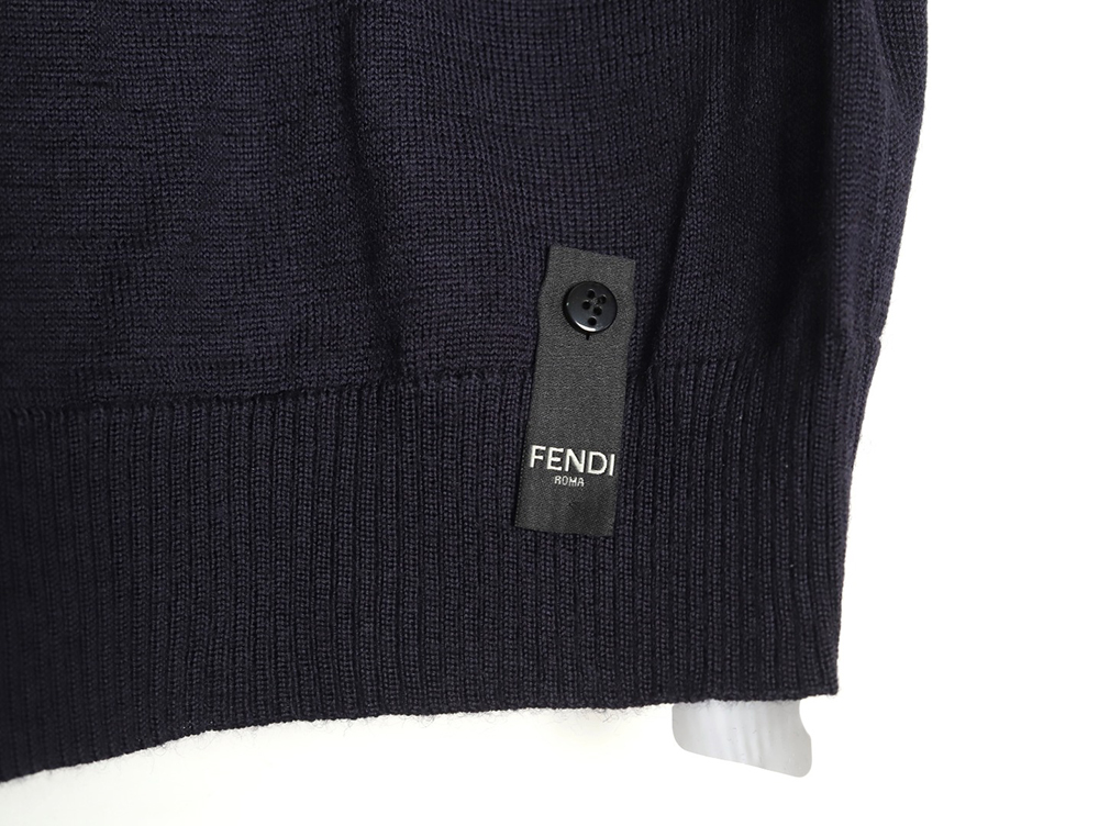 Fendi Hardware Double F Logo Short Sleeve T-Shirt TSK1