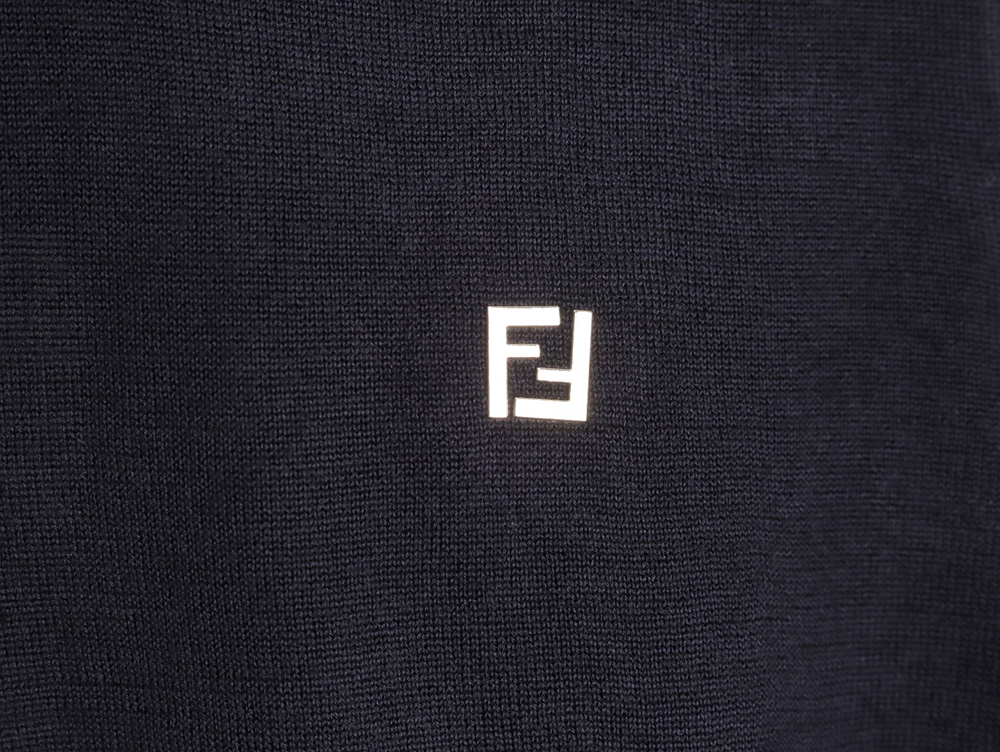 Fendi Hardware Double F Logo Short Sleeve T-Shirt TSK1