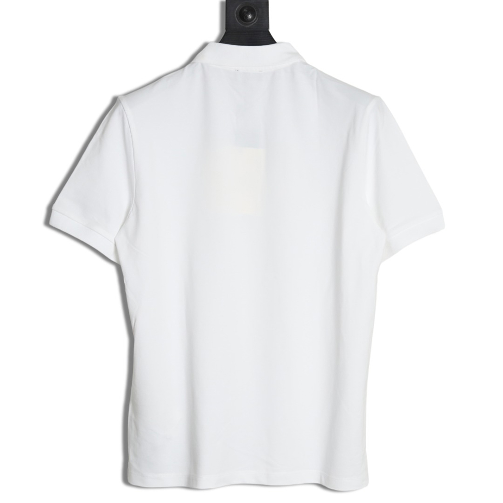 Fendi hardware metal label double F logo short-sleeved POLO shirt