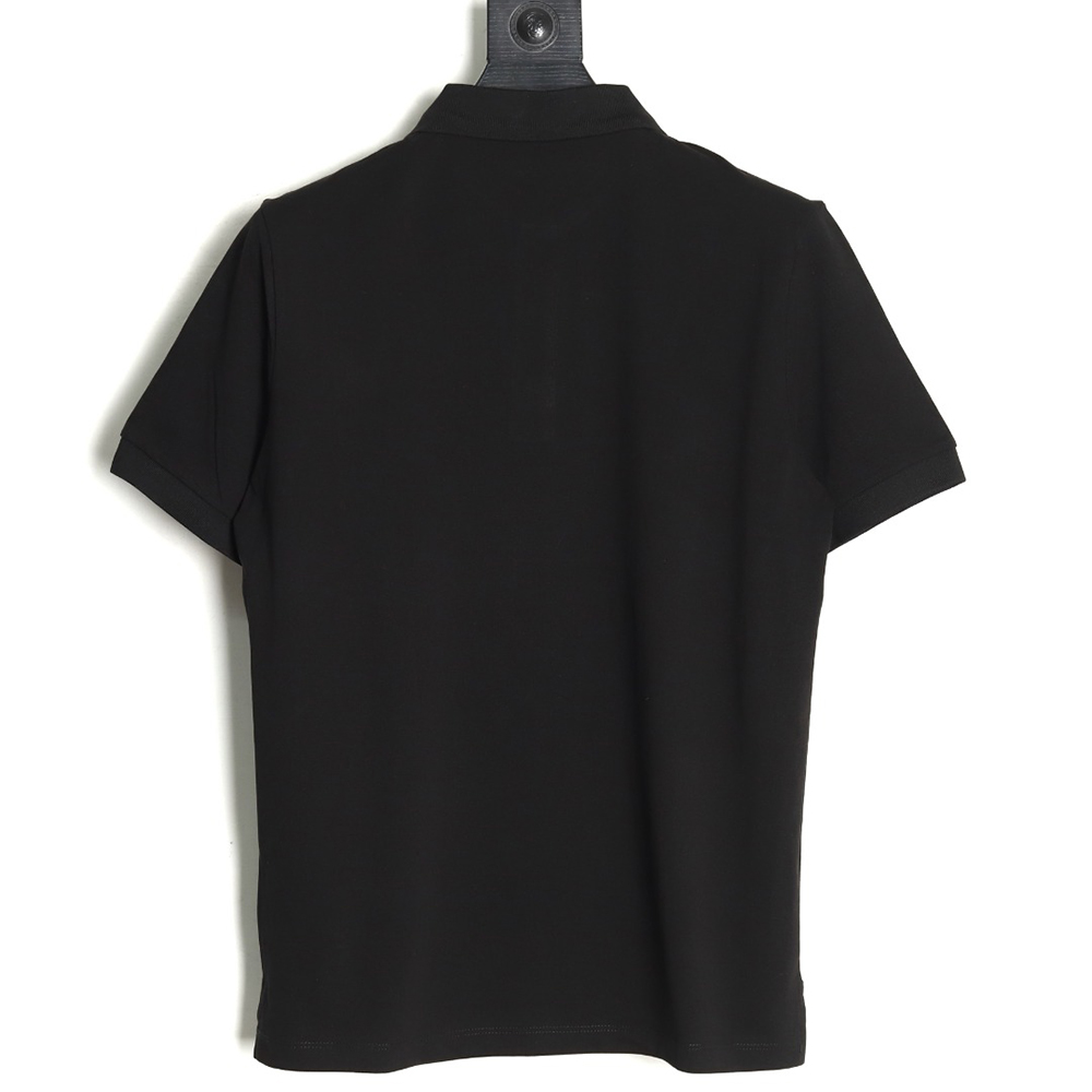 Fendi hardware metal label double F logo short-sleeved POLO shirt TSK1