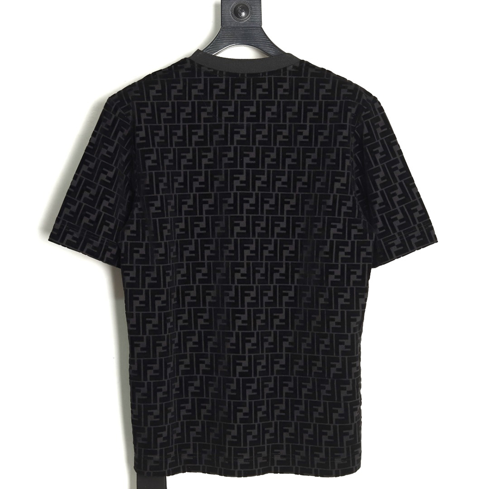 Fendi all over FF flocked short sleeve T-shirt