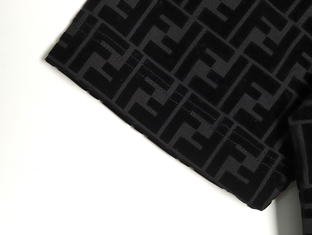 Fendi all over FF flocked short sleeve T-shirt
