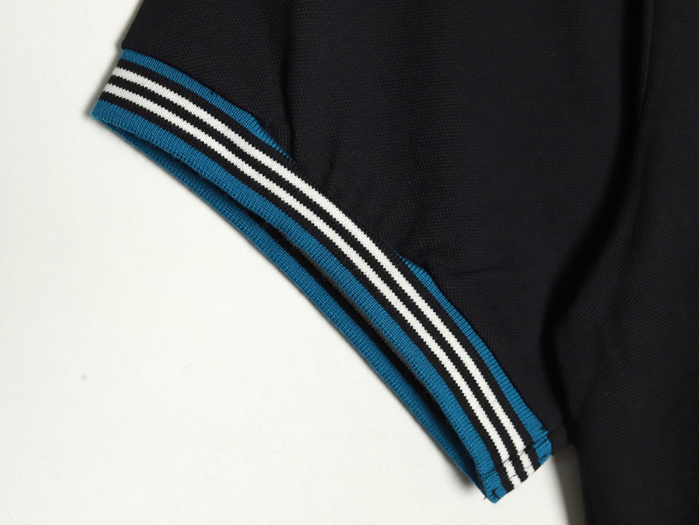 Burberry Striped Threaded Polo Short Sleeve TSK1